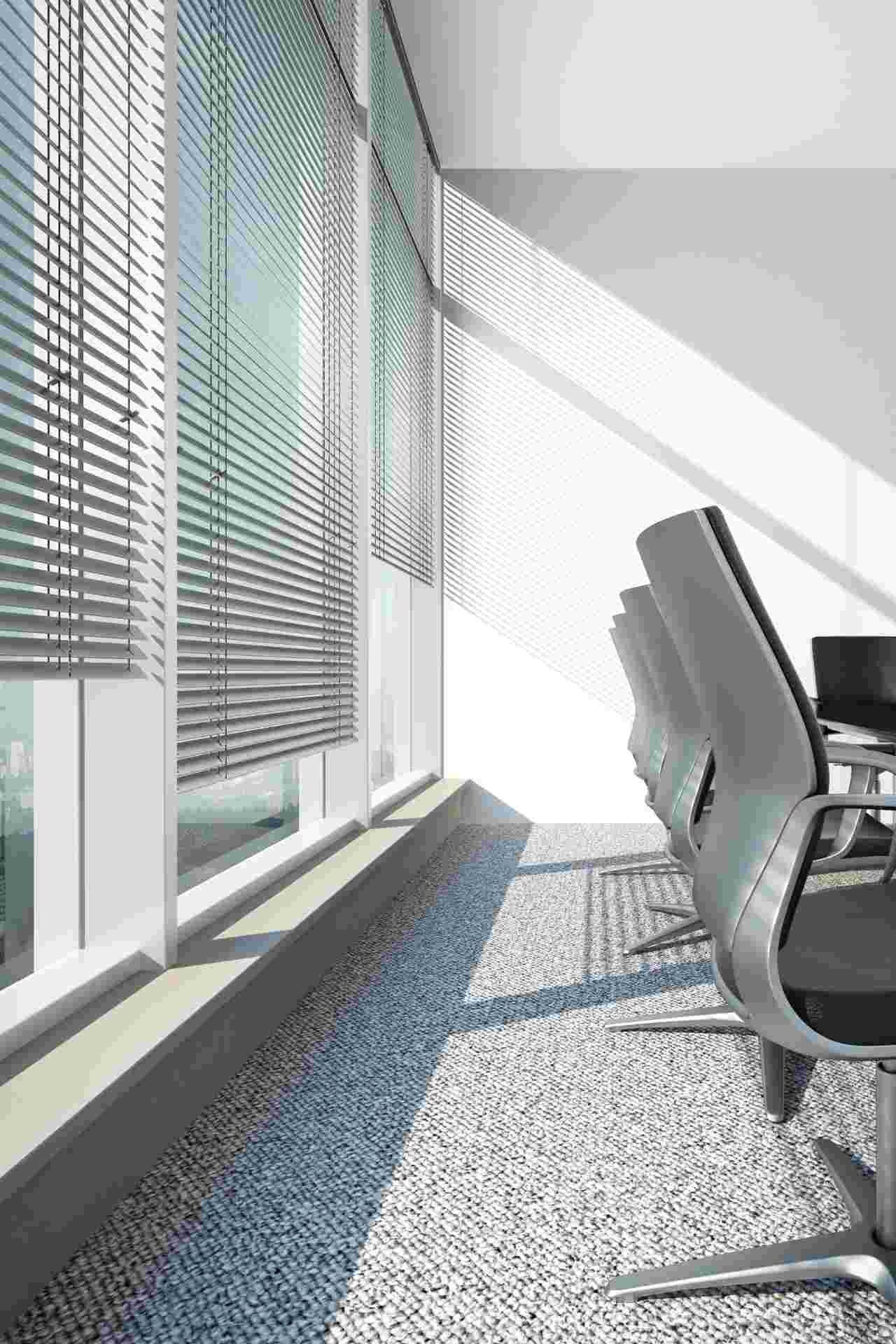 Office blinds with chair dubai