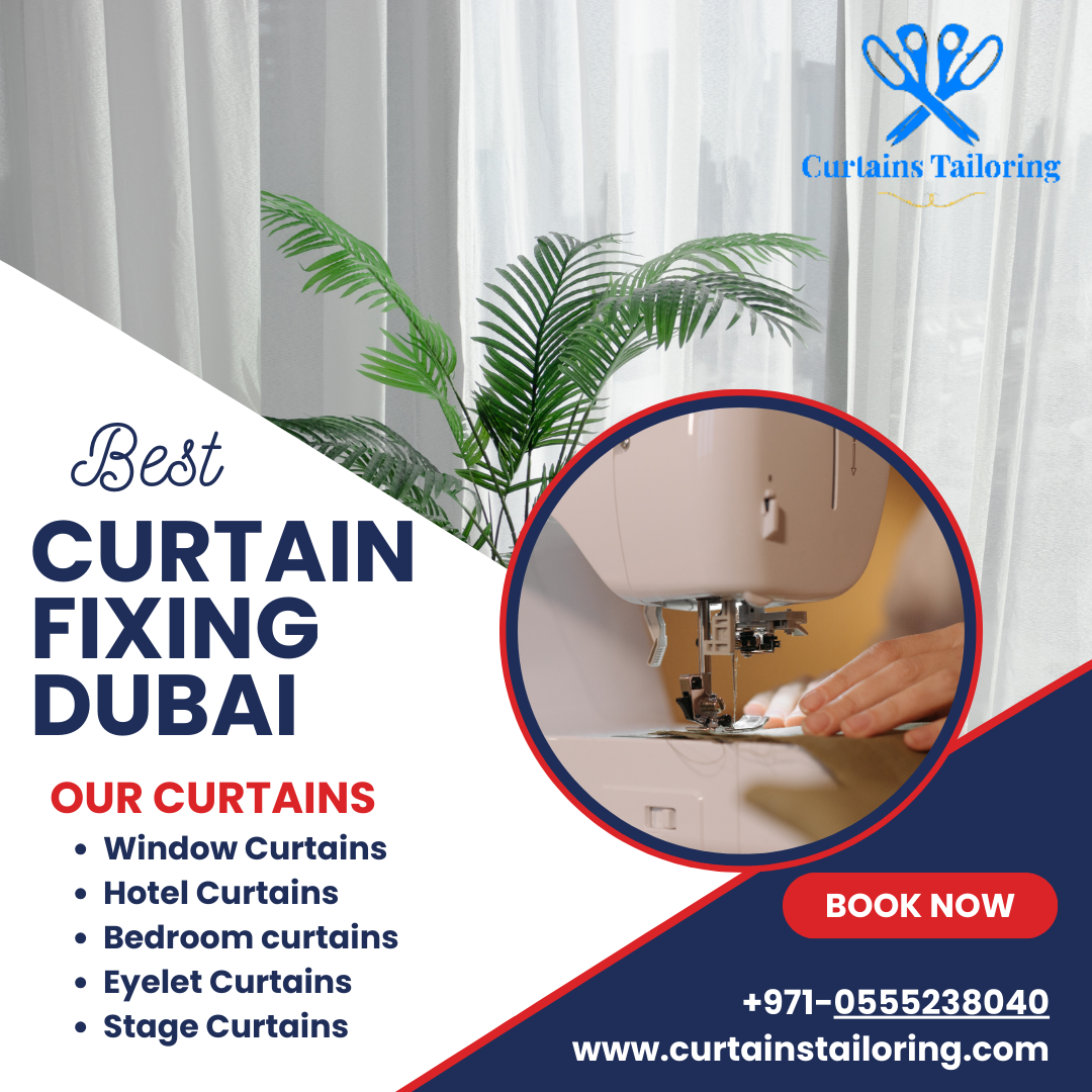curtain fixing services