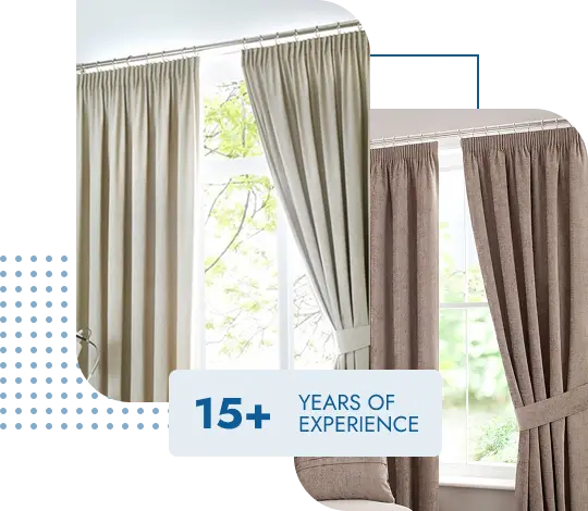 Modern Pinch Curtains Dubai