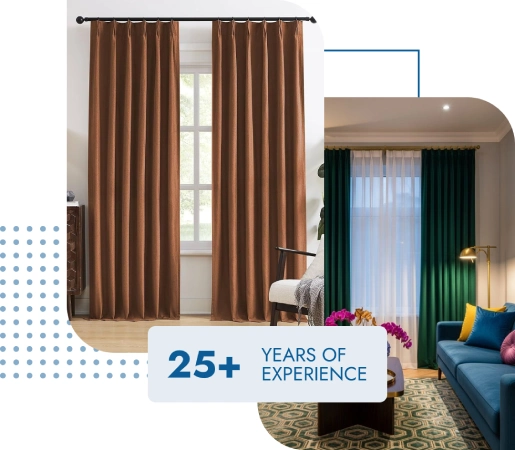 Luxury Eyelet curtains Dubai