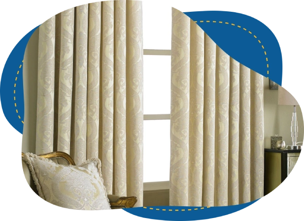 Sheer eyelet curtains