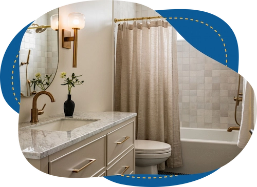 plastic shower curtain